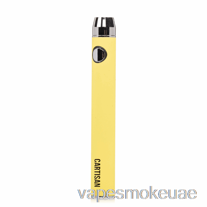 Vape Uae Cartisan Button Vv 900 شحن مزدوج، بطارية 510 [مايكرو] أصفر